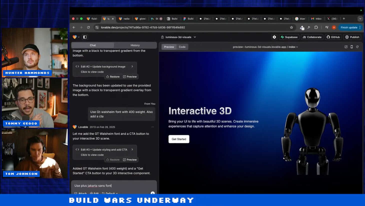 5분 경과된 시점의 Henrik의 작업물