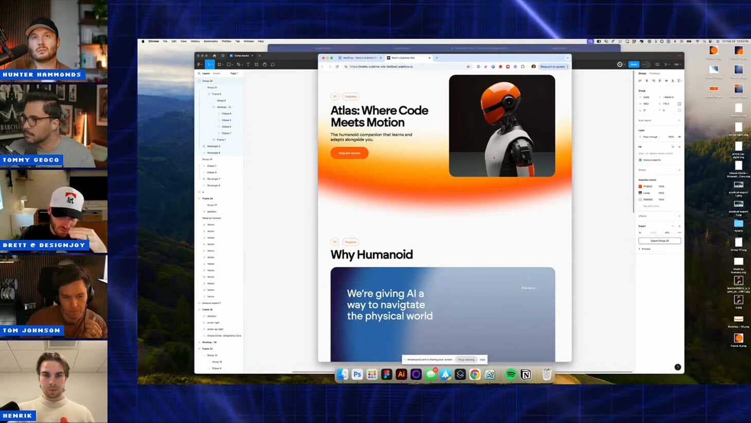 완성된 Brett의 랜딩페이지